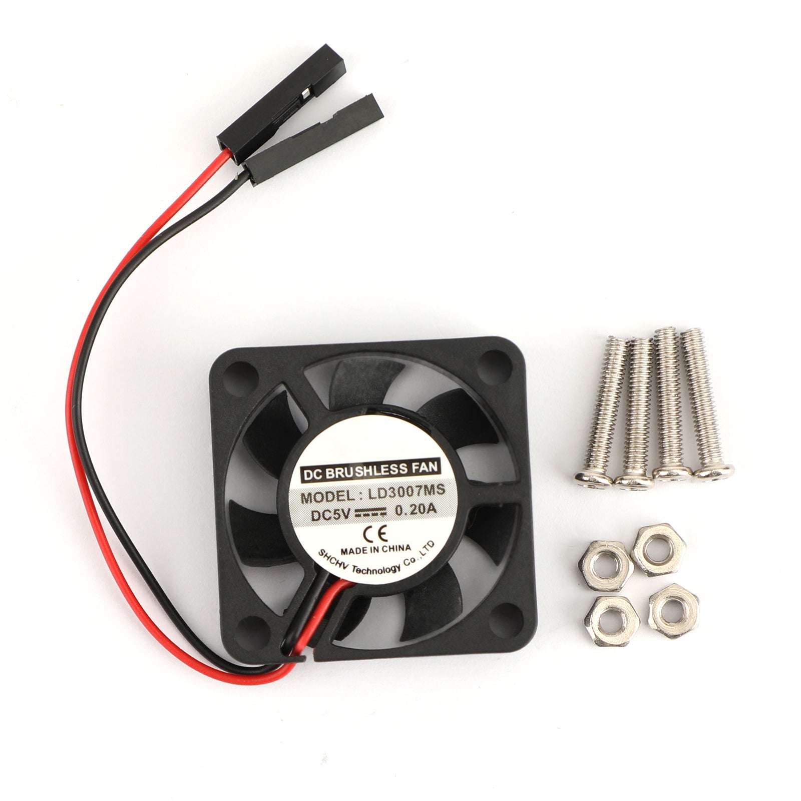10x 2Pin 30MMx30MM 3007 5V Cooling Fan for Raspberry Pi 2/3 Model B/4B - Quiet PC Cooling Solution for Mini Computers, DIY Projects & Electronics Cooling