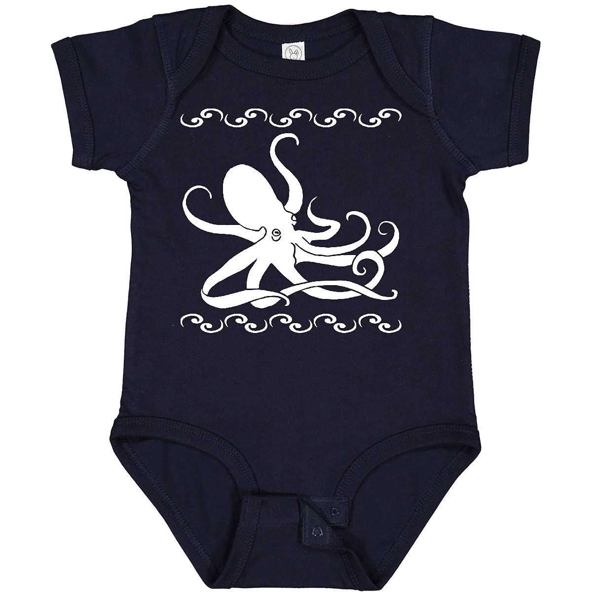 Inktastic Octopus Nautical Beach Baby Bodysuit - Cute Ocean-Themed Onesie for Newborns & Infants - Perfect for Beach Trips, Pool Parties & Summer Outfits