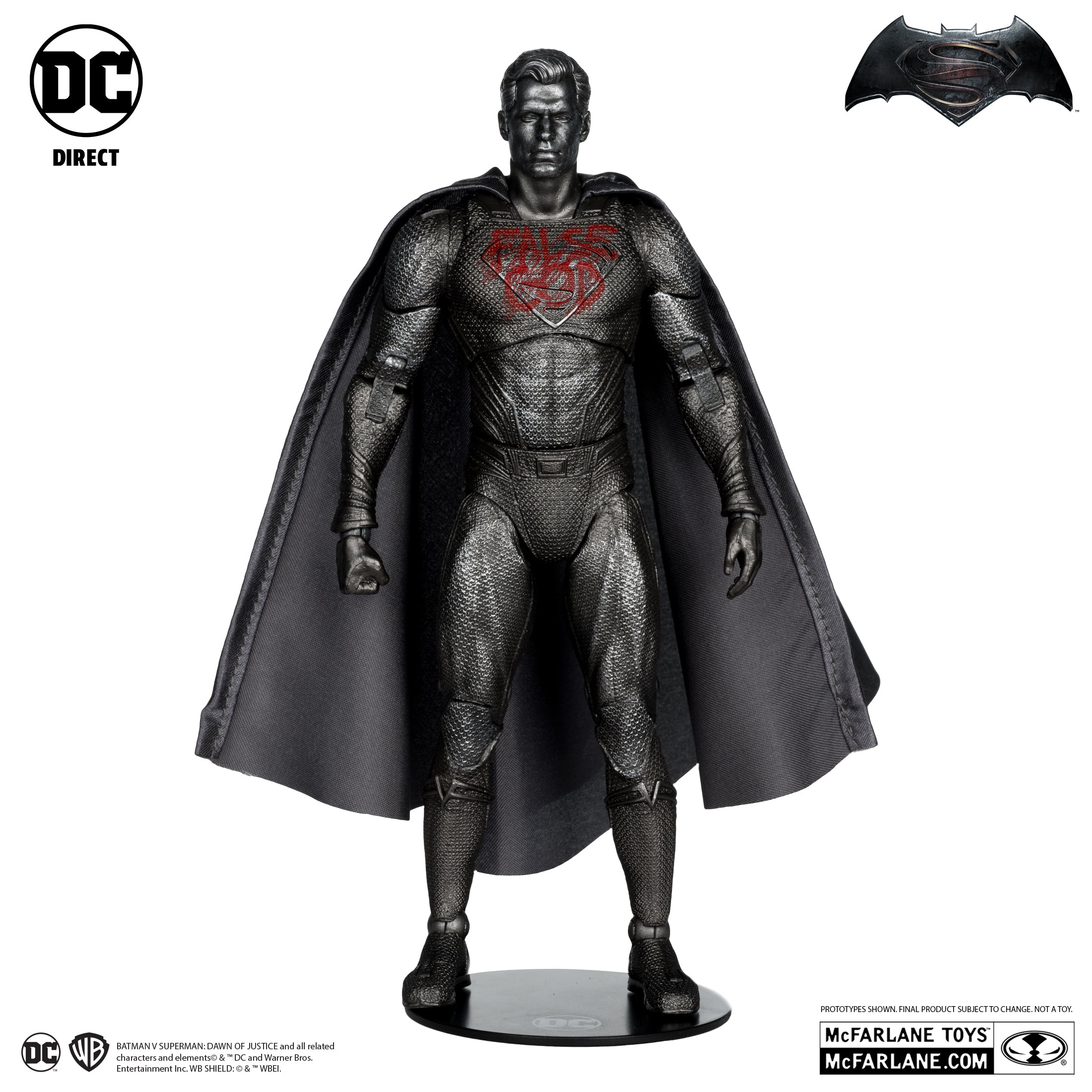 Superman (False God) Platinum Edition Action Figure - Batman v Superman: Dawn of Justice DC Multiverse Collectible - Perfect for Display, Gifts & DC Fans