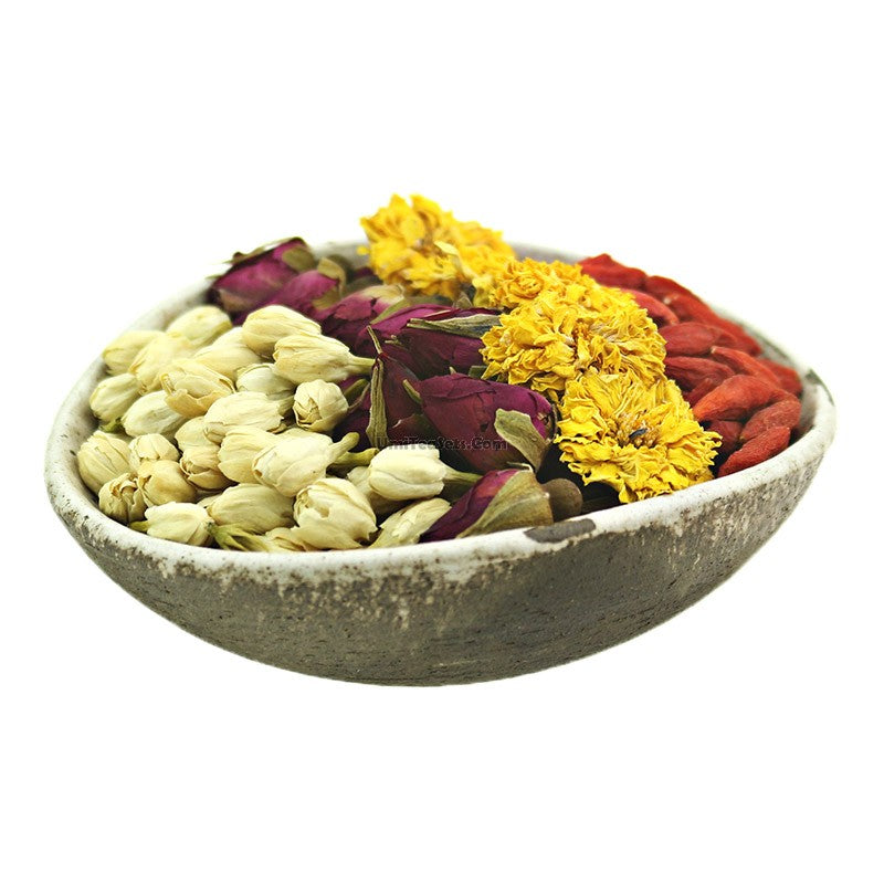 Premium Rose Beauty Tea Blend - Organic Floral Herbal Tea for Skin & Relaxation | Perfect for Afternoon Tea, Spa Days & Self-Care Rituals | COLORFULTEA
