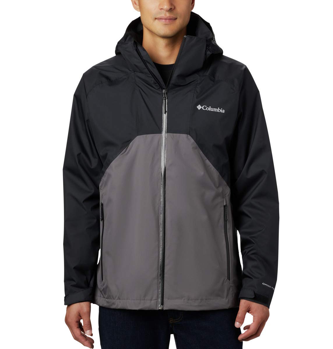 Columbia Men's Waterproof Rain Scape Jacket - Lightweight Outdoor Raincoat for Hiking & Travel - Windproof & Breathable Rain Jacket for Camping, Commuting & Everyday Use