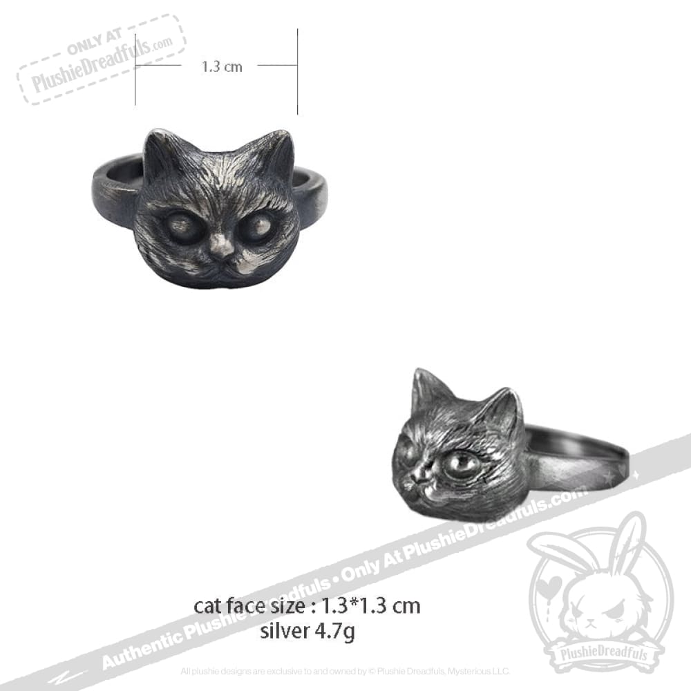 Sterling Silver Cat Jewelry Set - Elegant Necklace & Earrings for Women - Perfect Gift for Cat Lovers & Everyday Wear