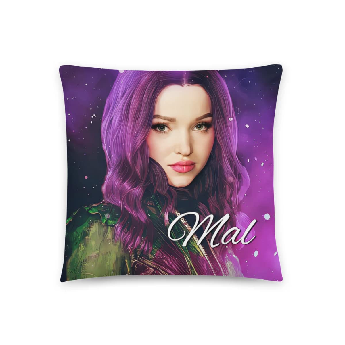 Purple Decorative Throw Pillows for Bed, Sofa & Outdoor - Soft Mal Room Princess Style Covers with Inserts - Perfect for Living Room, Bedroom & Patio Decor