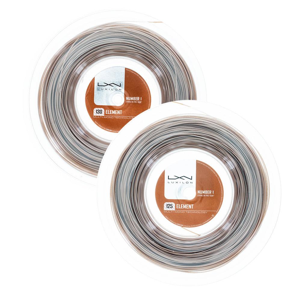 Element Tennis String Reel Bronze - Premium Tennis String for Durability & Performance | Perfect for Tennis Rackets, Stringing Machines & Professional Players