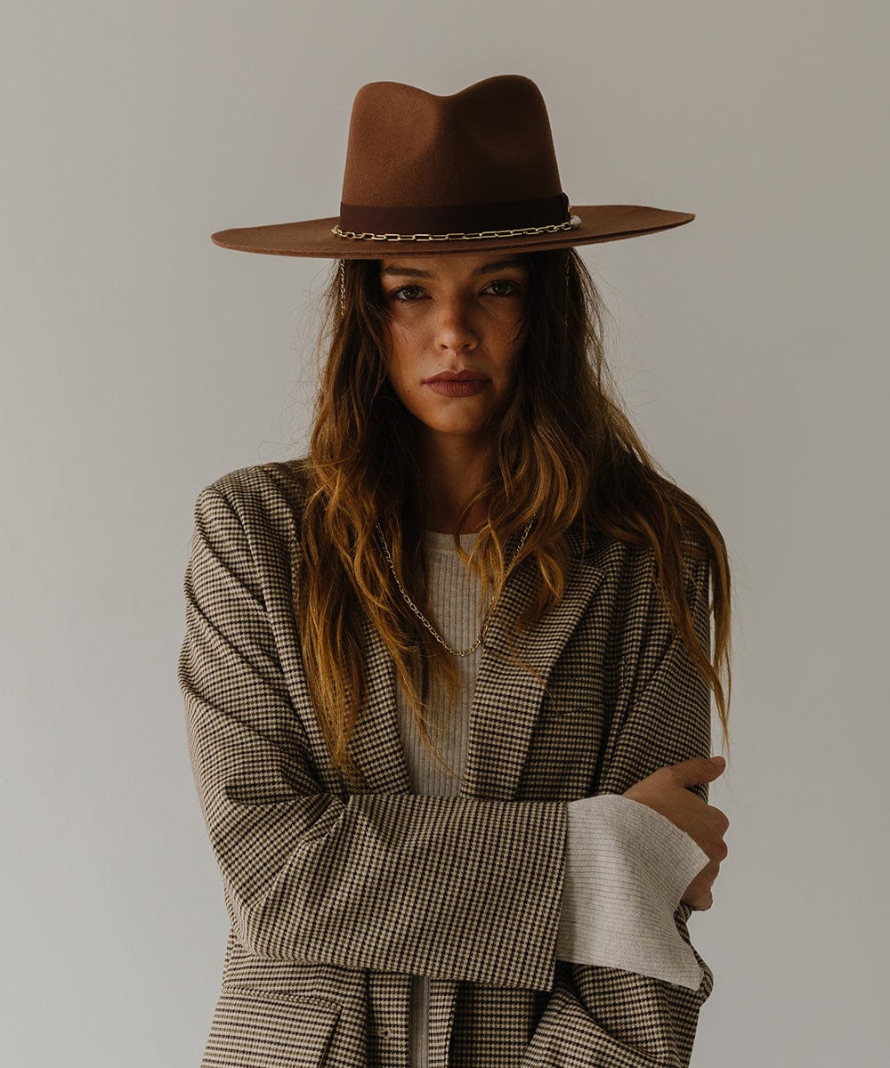 Stylish Raine Wide Brim Fedora Hat for Women - Summer Sun Protection & Fashion Accessory - Perfect for Beach, Outdoor Activities & Casual Wear