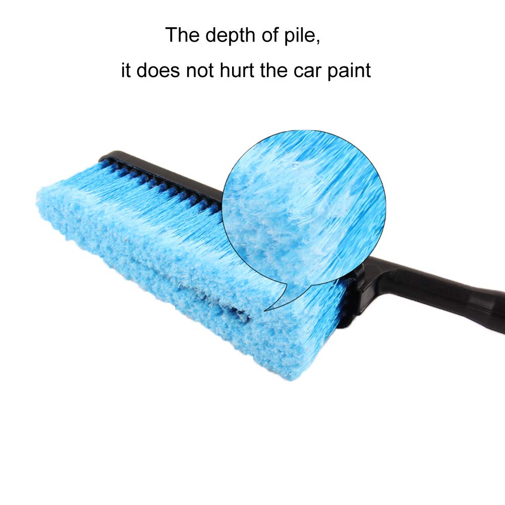 Premium Car Wash Brush with Extendable Handle - Heavy Duty Exterior Cleaning Tool for Cars, Trucks & SUVs - Perfect for Washing, Waxing & Detailing at Home or Car Wash