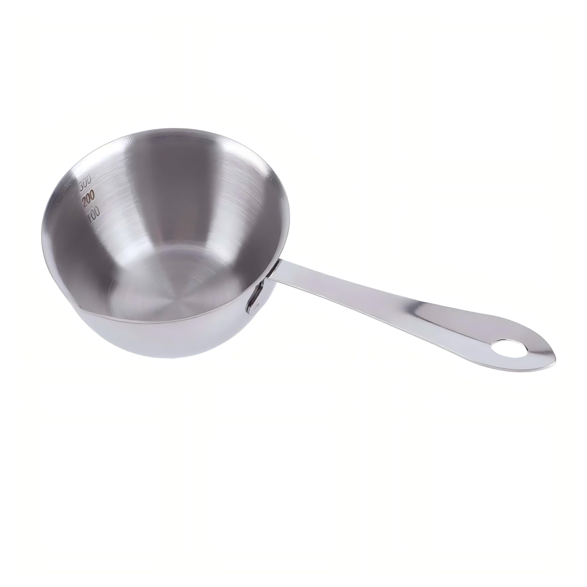 Premium Stainless Steel Butter Warmer & Milk Warmer Pot with Pour Spouts - Mini Chocolate Melting Pot for Coffee, Tea, Soup - Perfect for Home Kitchen, Cafe, and Dessert Making