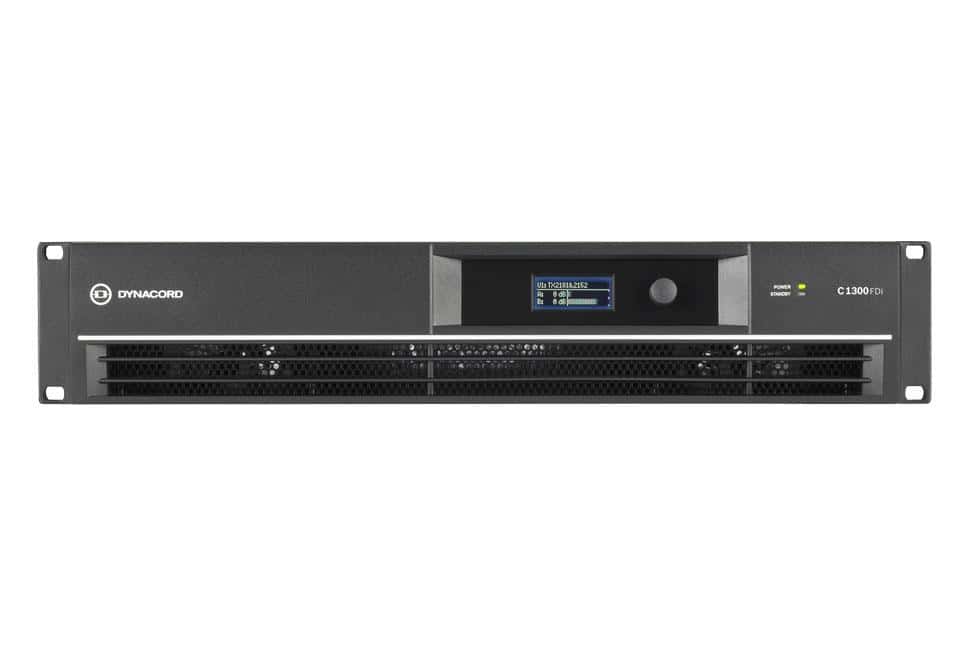 Dynacord C1300FDi Professional DSP Power Amplifier - 1300W High-Performance Audio Amplifier for Live Sound, DJ Gigs & Studio Recording