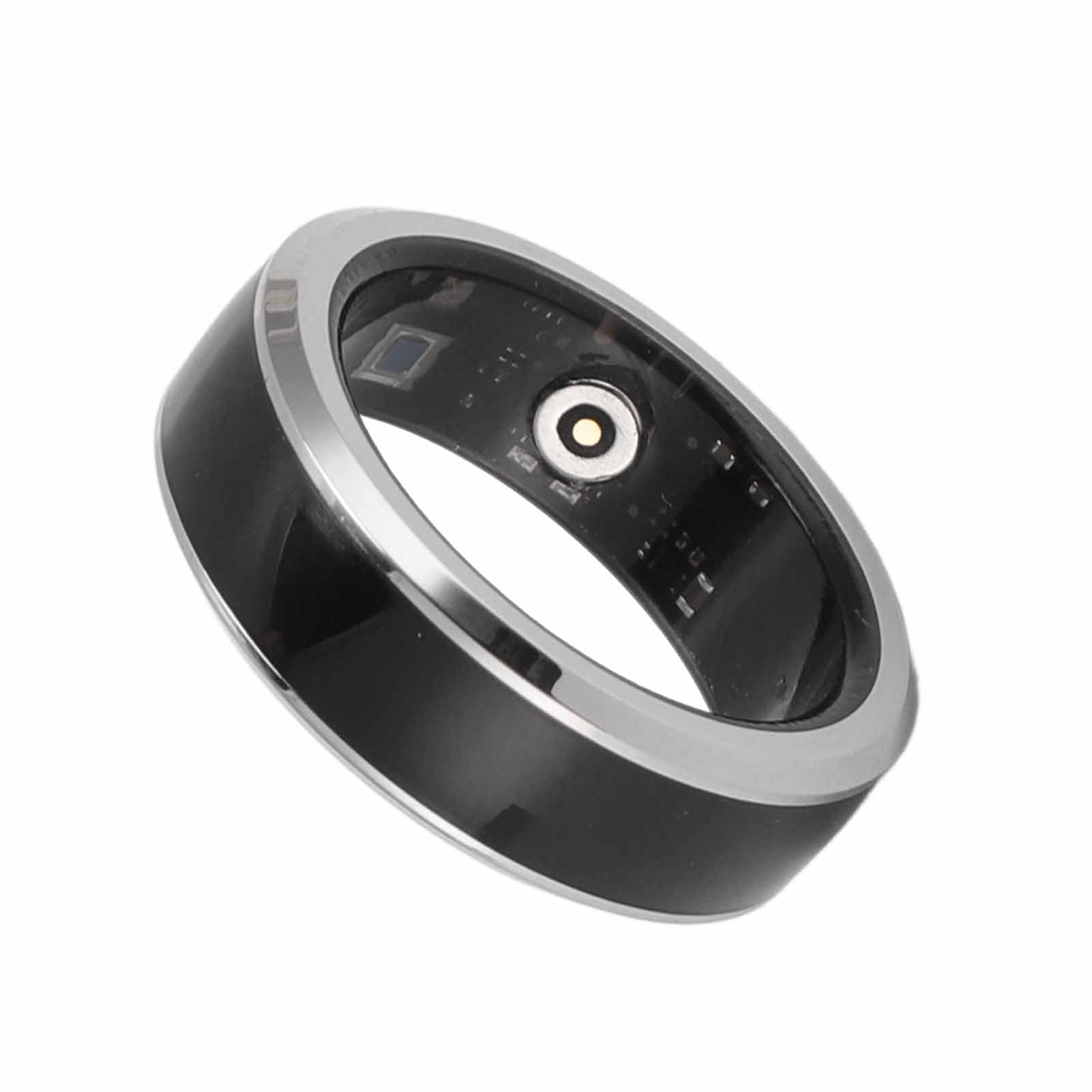 Smart Health Ring with BT 5.1 - Sleep Monitoring, Step Counter & 5ATM Waterproof Fitness Tracker for Men & Women | Compatible with Health App | Perfect for Workouts, Swimming & Daily Activity Tracking (Size 7)