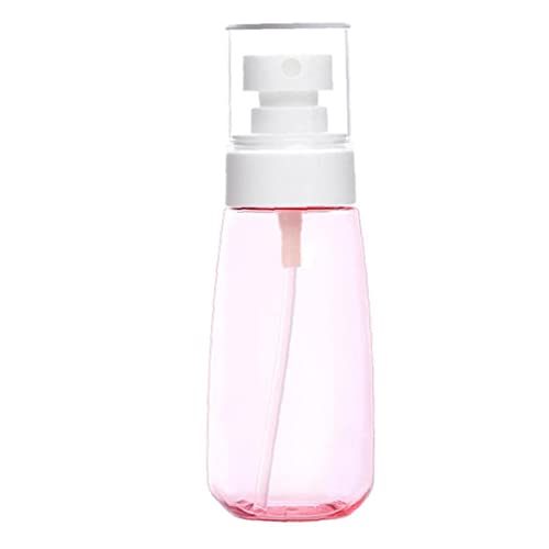 Refillable Small Spray Bottle 100ml - Empty Plastic Fine Mist Sprayer for Hair, Face & Plants - Pink Mister Spray Bottles for Travel, Home & Salon Use