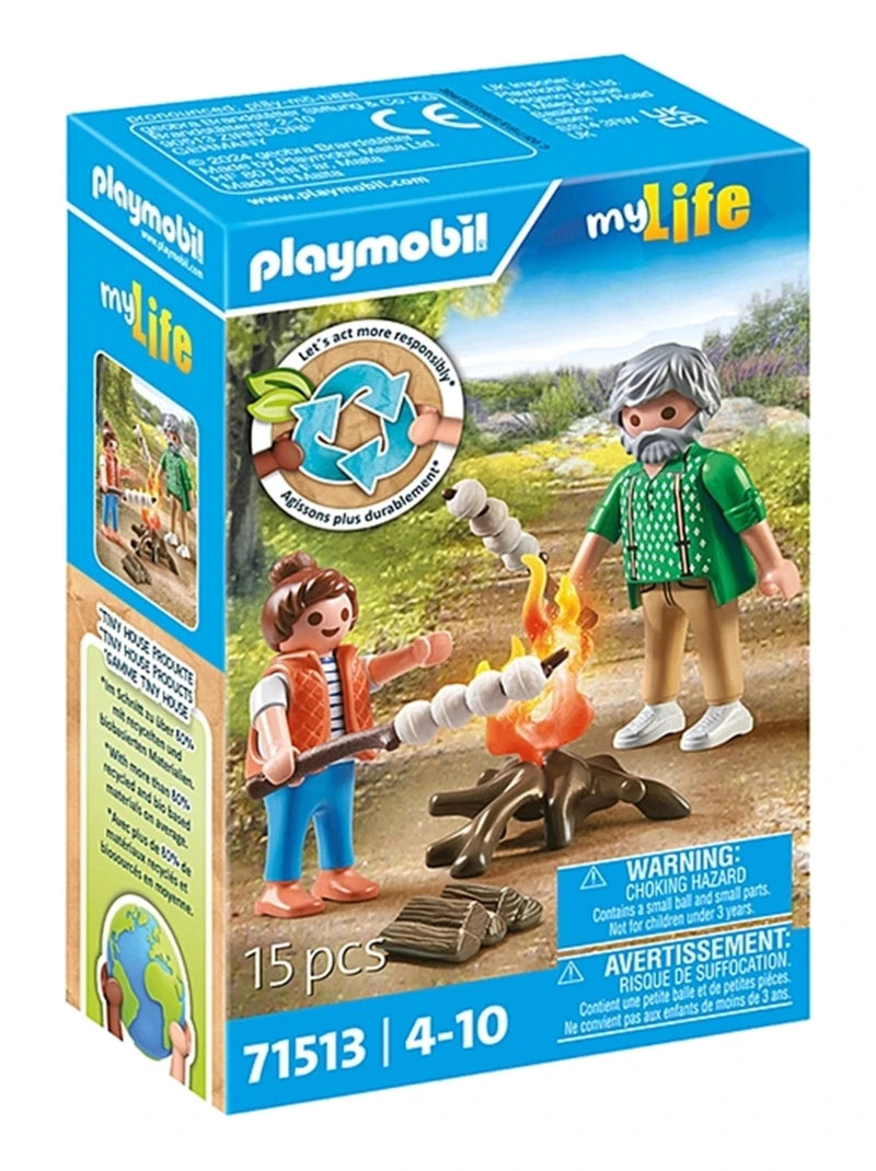 Premium Campfire with Marshmallows Kit - 71513 - Outdoor Camping Accessories for Family Fun, Backyard Bonfires & Cozy Nights - Perfect for S'mores Making & Camping Trips