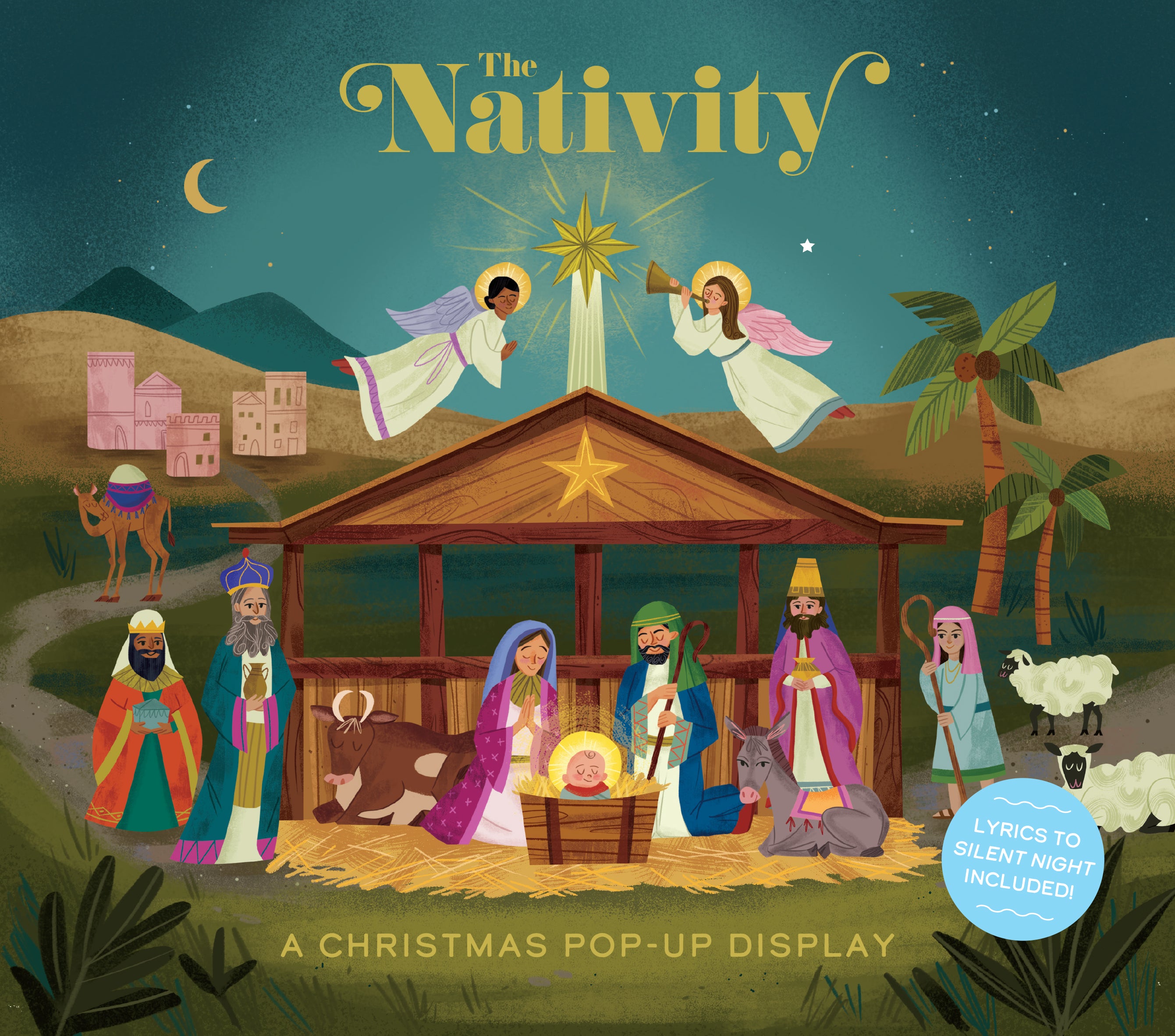 Nativity Scene Set - Handcrafted Christmas Manger Display with Holy Family Figurines for Holiday Home Decor and Gift Giving