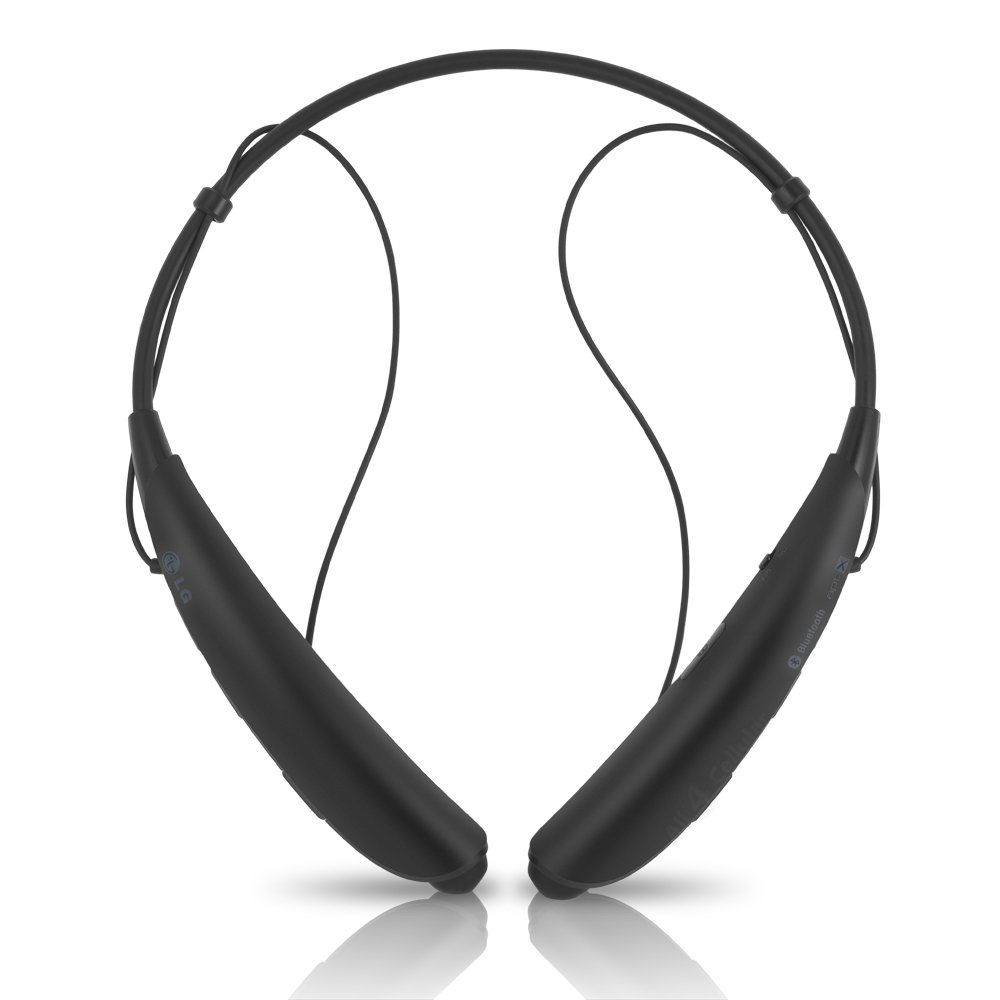 LG Tone Pro HBS-730 Bluetooth Wireless Stereo Headset with High-Quality Sound & Mic - Retail Packaging (Black) - Perfect for Workouts, Commuting & Hands-Free Calls