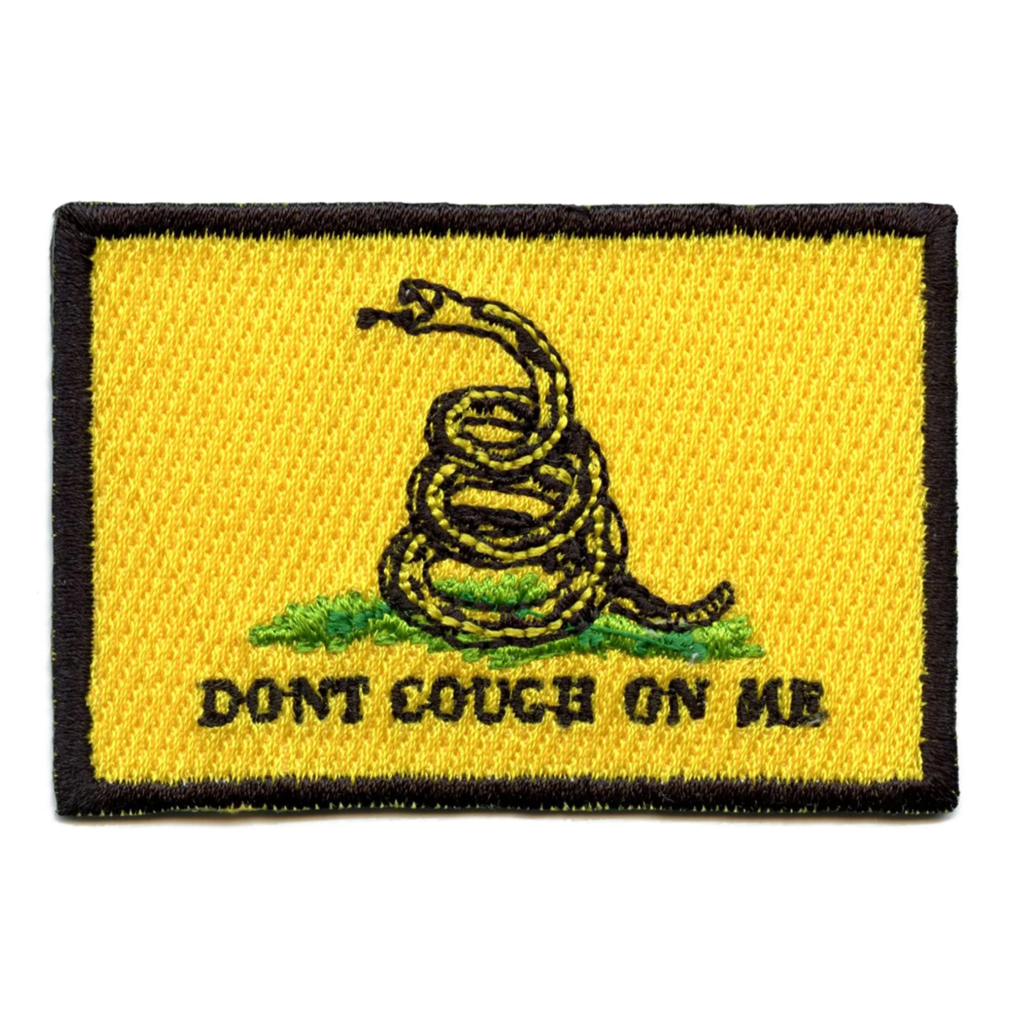 Social Distance Embroidered Iron On Patch - Funny 'Don't Cough On Me' Motivational Badge for Jackets, Bags & Hats - Perfect for Pandemic Safety Awareness & Humorous Fashion Statement
