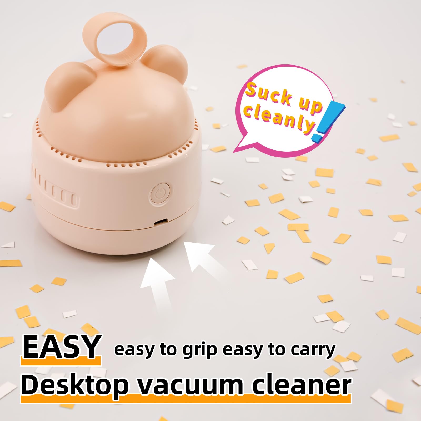 Zmol Mini USB Vacuum Cleaner for Keyboard & Office Desk - Portable Dust Cleaner