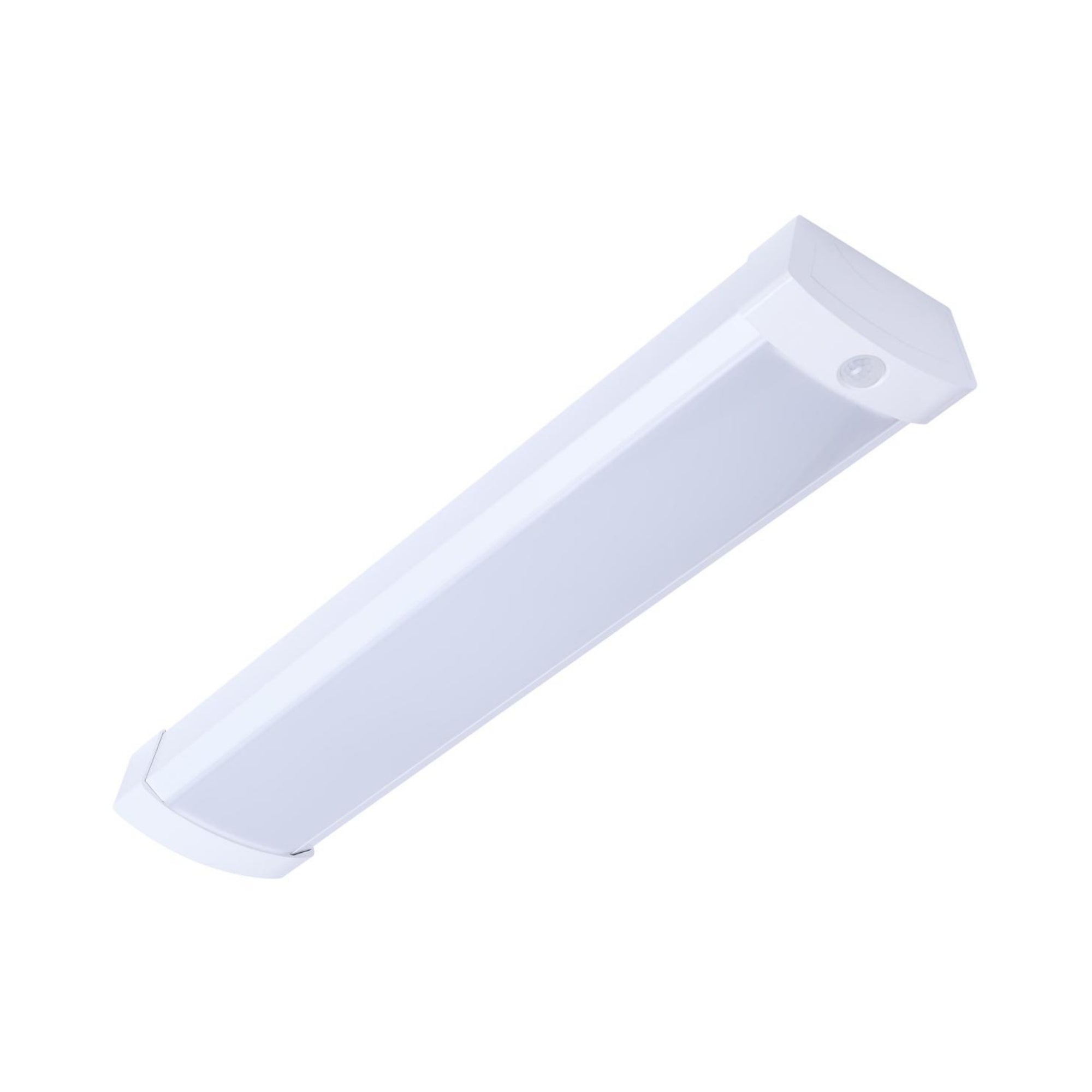 2ft LED Ceiling Wrap Light Fixture - 20W, 1650 Lumens, Adjustable CCT (3000K-5000K), Motion Sensor, 120-277V - Perfect for Hallways, Closets, and Commercial Spaces