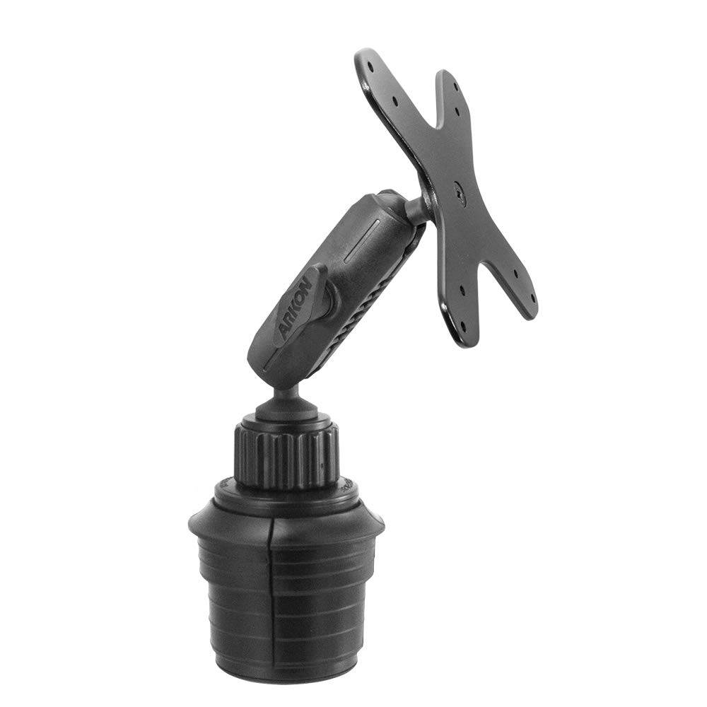 Sturdy Heavy Duty Car Cup Holder VESA Mount - Universal Fit for Phones, Tablets & GPS - Perfect for Road Trips & Commuting