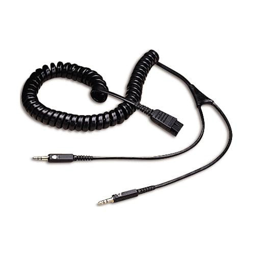 Original Jabra Cord for Panasonic 8763 289 2.5mm Plug to Mod Plug Replacement Cable - 1 Meter (3.3ft) for Clear Audio Calls & Headset Connectivity - Perfect for Office, Call Centers & Remote Work
