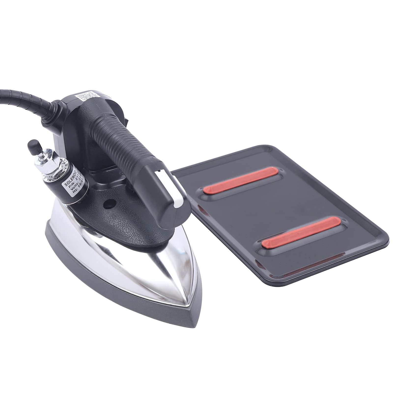 1000W Commercial Steam Iron with 3L Tank - Industrial Electric Steamer for All Fabrics (60~220℃, 110V) - Durable Wear-Resistant & Non-Stick Soleplate - Perfect for Laundry Business, Tailoring Shops & Home Use