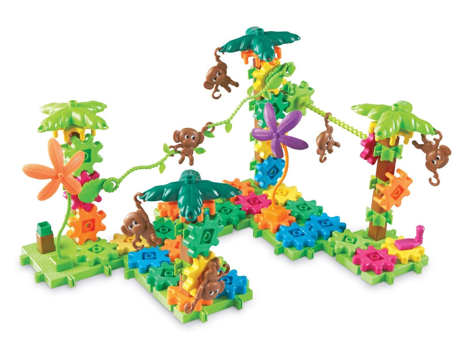 Gears! Gears! Gears!® Movin' Monkeys™ STEM Building Set - Educational Construction Toy for Kids Ages 3+ - Perfect for Classroom Learning & Creative Play at Home
