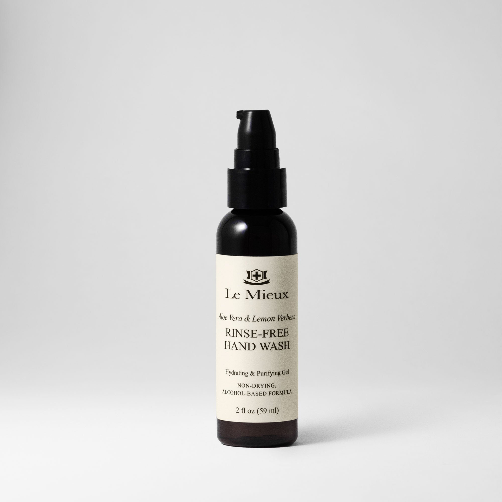 Natural Aloe Vera & Lemon Verbena Rinse-Free Hand Sanitizer | Moisturizing & Antibacterial | Perfect for Travel, Office & On-the-Go Use