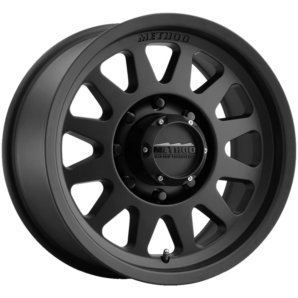 Method Race Wheels 704 HD Black Matte Wheel - 17x9 Inches, 8x180mm Bolt Pattern, 18mm Offset - Perfect for Off-Road Trucks, Jeeps & SUVs