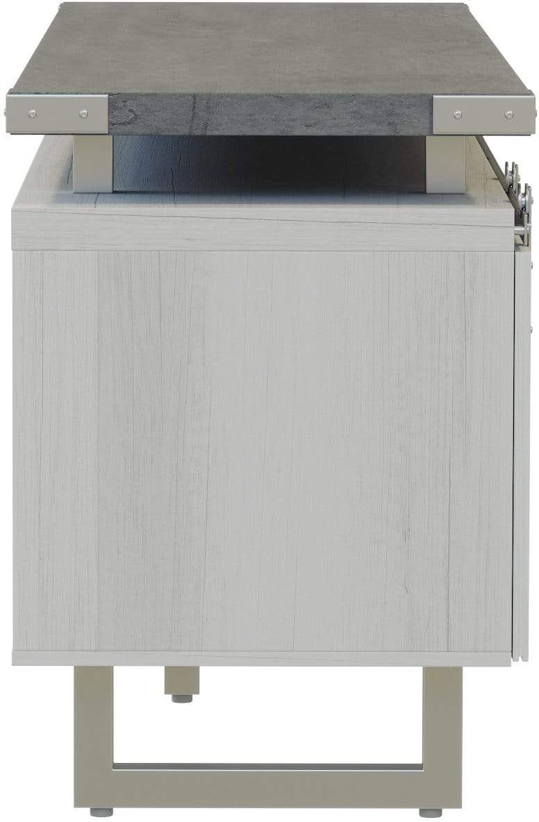 Safco Mirella Low Wall Cabinet with Wood Doors - Stylish Storage Solution for Home, Office, or Retail Spaces [MRLWCWD] - Perfect for Organizing Supplies, Displaying Merchandise, or Adding Elegant Storage