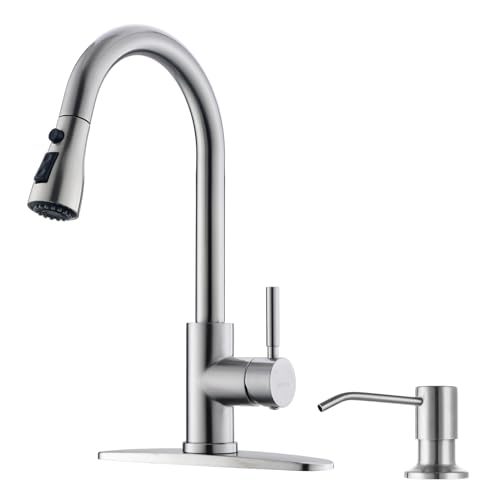 Brushed Nickel (Faucet+Soap Dispenser)