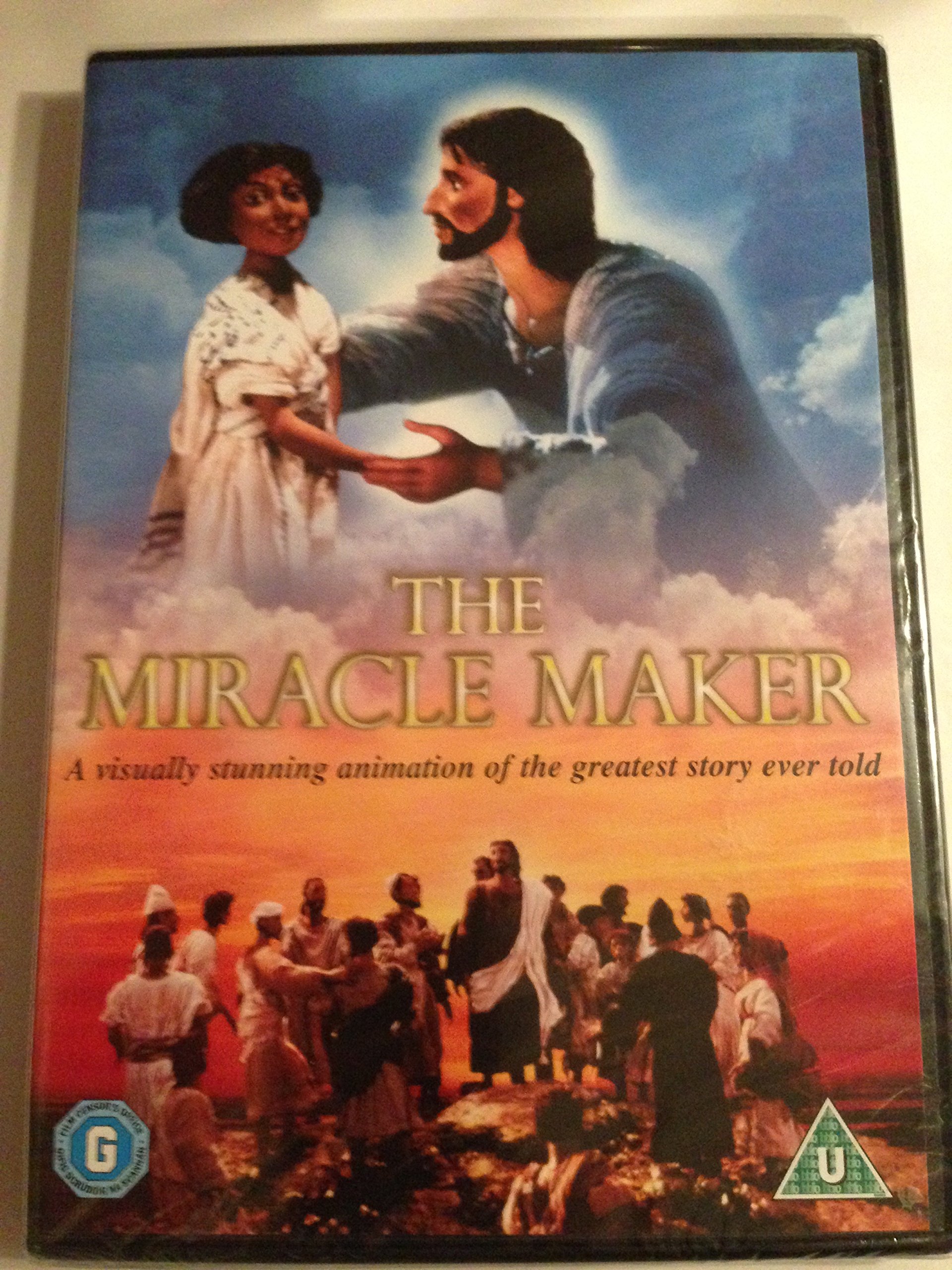 The Miracle Maker DVD - Inspirational Animated Biblical Movie for Kids & Families - Perfect for Sunday School, Homeschooling & Family Movie Nights