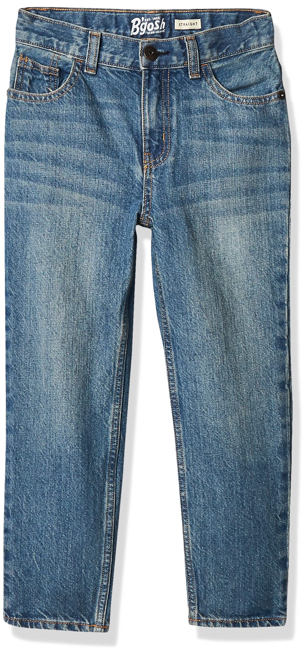 OSHKOSH B'GOSH Boys' Straight Fit Jeans - Comfortable Denim Pants for Kids - Perfect for School, Play & Everyday Wear