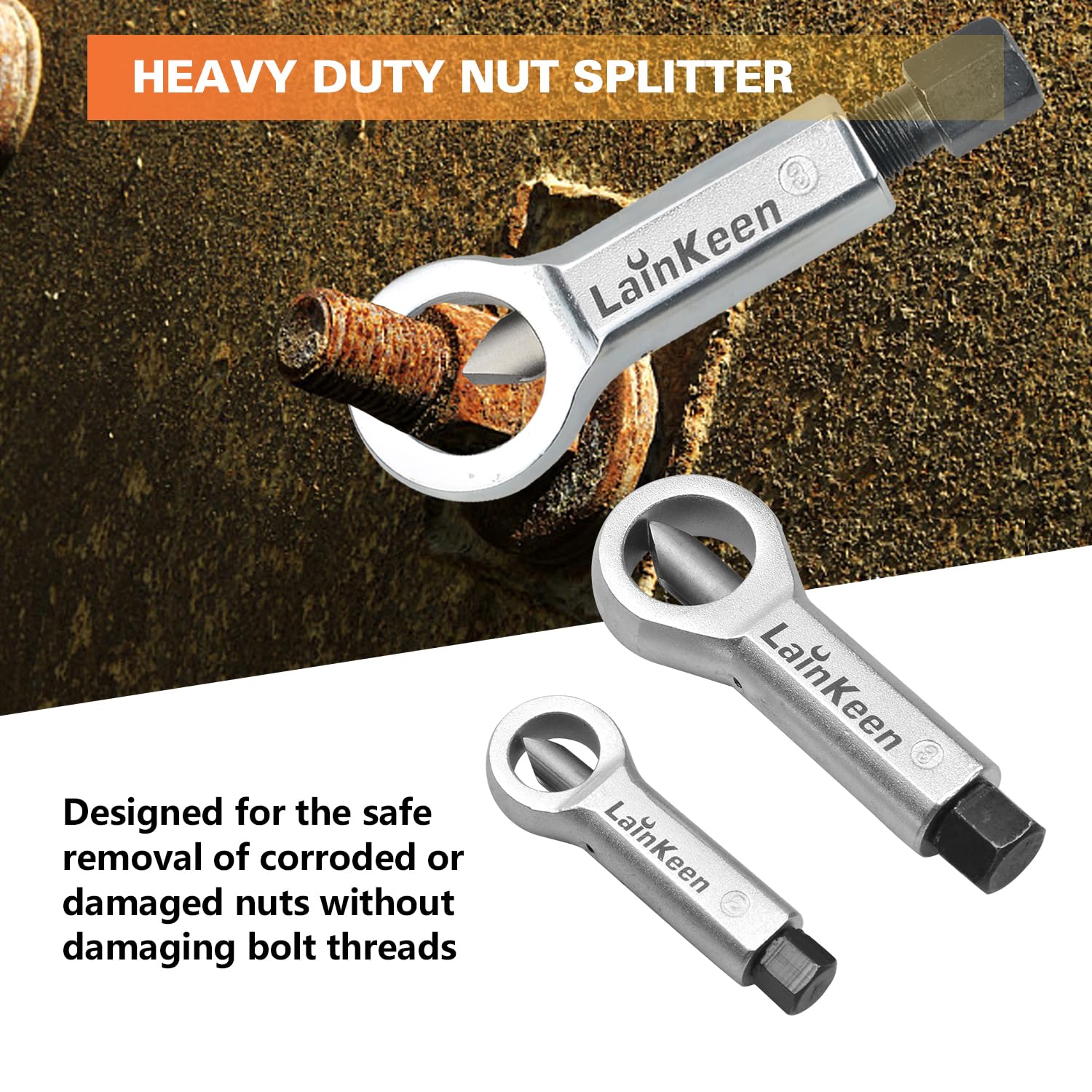 26PCS Impact Nut Bolt Removal Kit - Damaged Screw Extractor Set for Rusted Bolts & Fittings - Auto Repair & DIY