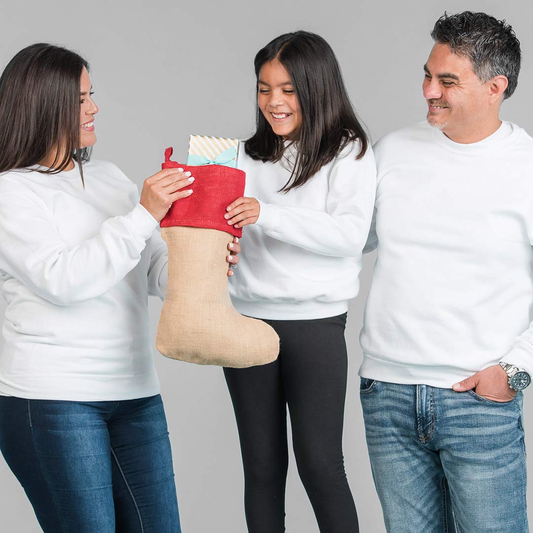Customized Unisex Christmas Sweatshirt for Women & Men - Seamless Holiday Pullover | Perfect for Family Matching, Gift Giving & Festive Winter Outfits