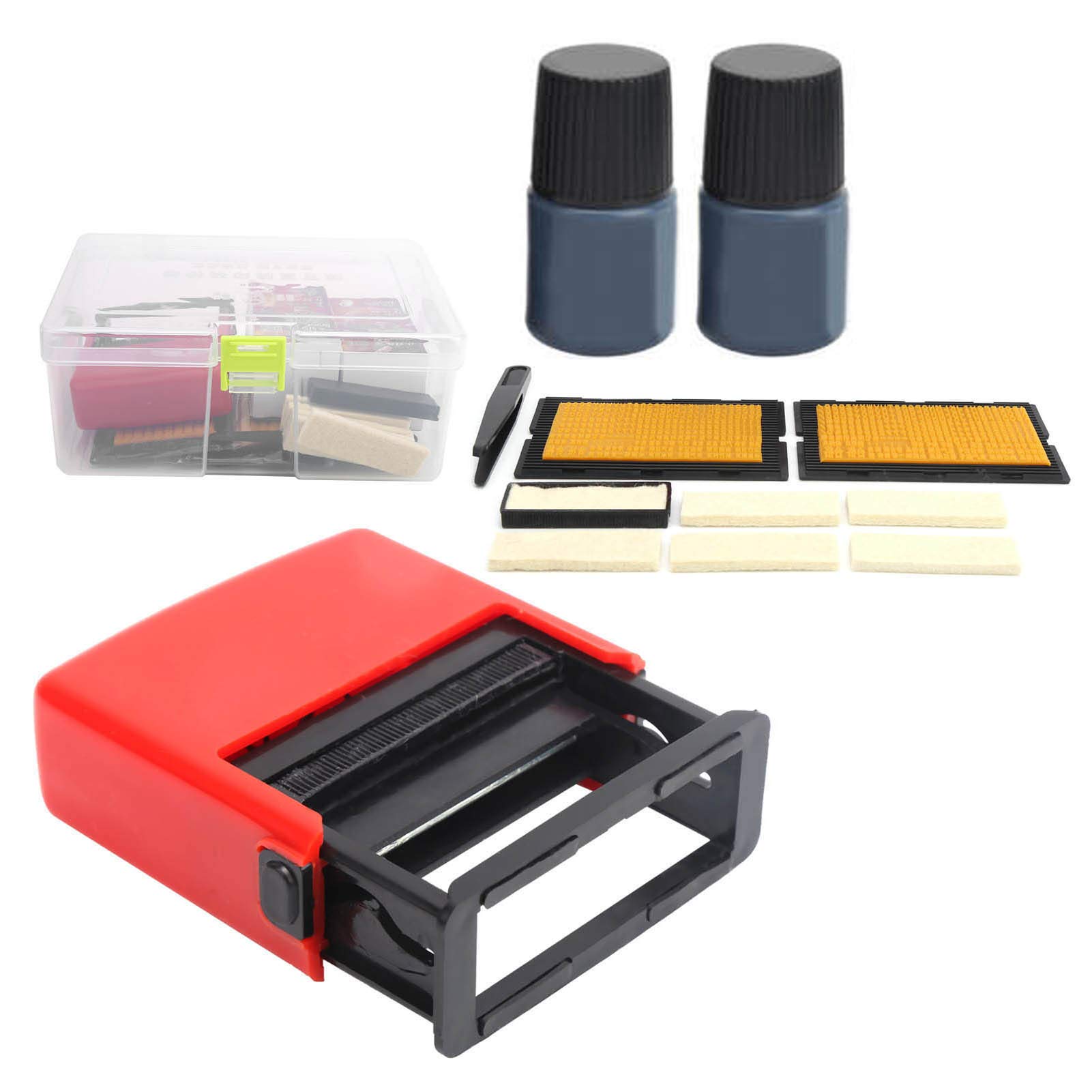 Adjustable Date Coding Machine - Manual Barcode Label Maker & Stamping Printer for Packaging, Shipping, and Inventory Management