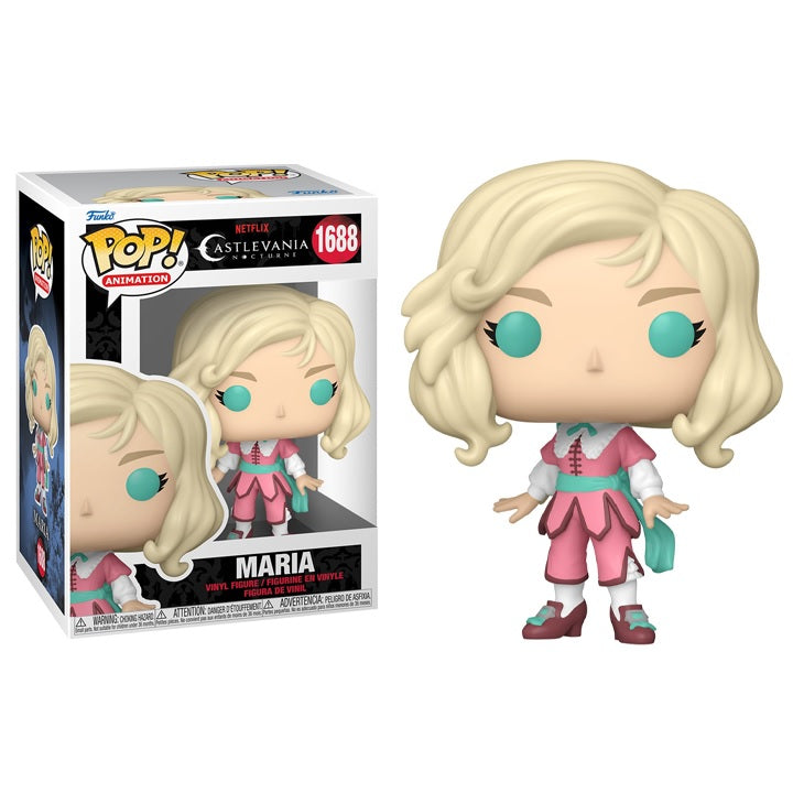 Castlevania: Nocturne Maria Renard Funko Pop! Vinyl Figure #1688 - Collectible Anime Gaming Merchandise for Fans & Display