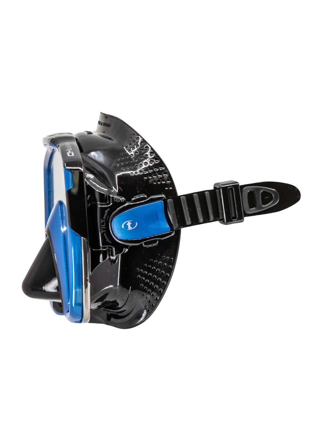 Tusa Freedom HD Scuba Diving Mask - Fishtail Blue/Black for Snorkeling, Spearfishing & Underwater Photography