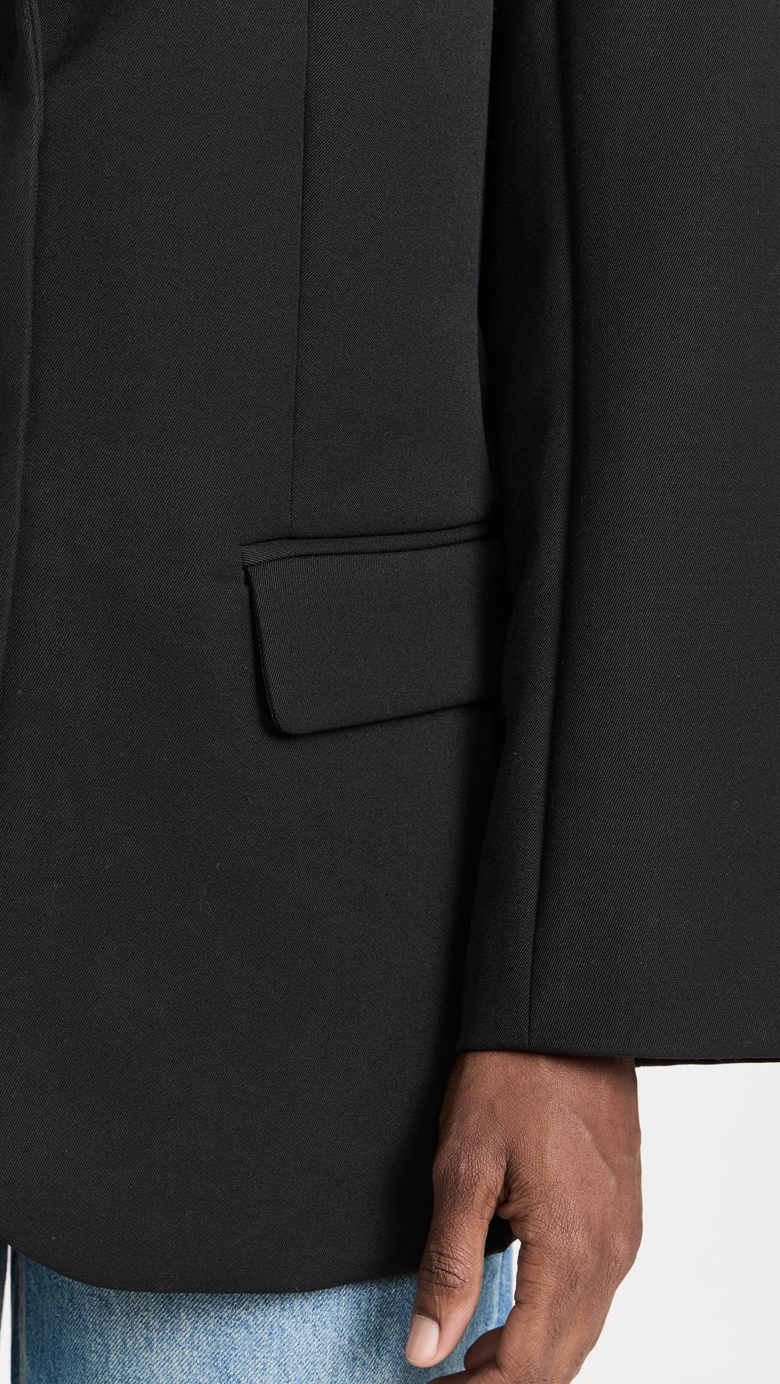ANINE BING Women's Quinn Blazer - Slim Fit Stretch Wool Jacket for Work & Office | Professional Business Attire for Women | Perfect for Meetings, Interviews & Formal Events