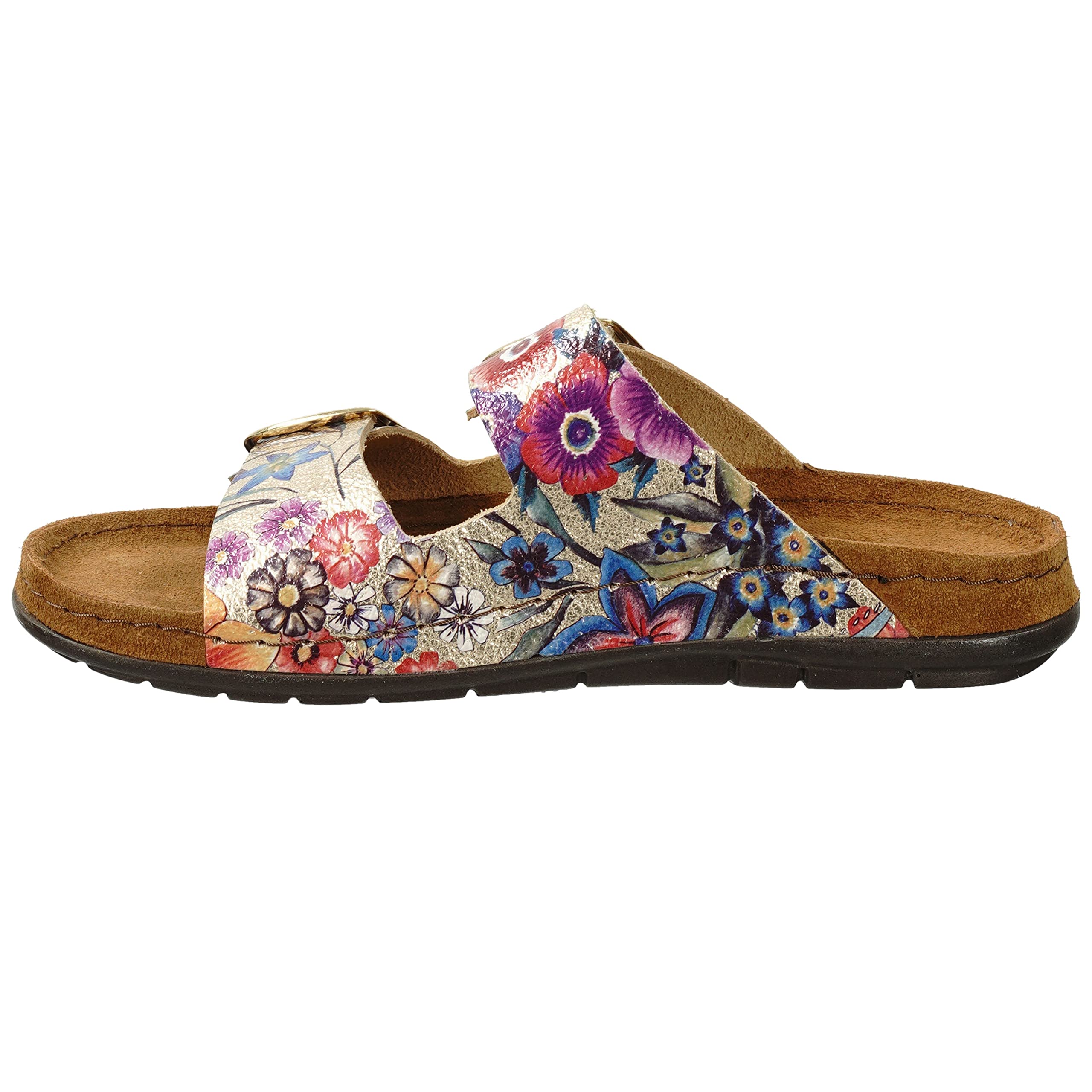 Women's Comfortable Slip-On Mules - Soft Cushioned Sandals for Casual Wear, Home & Outdoor Use