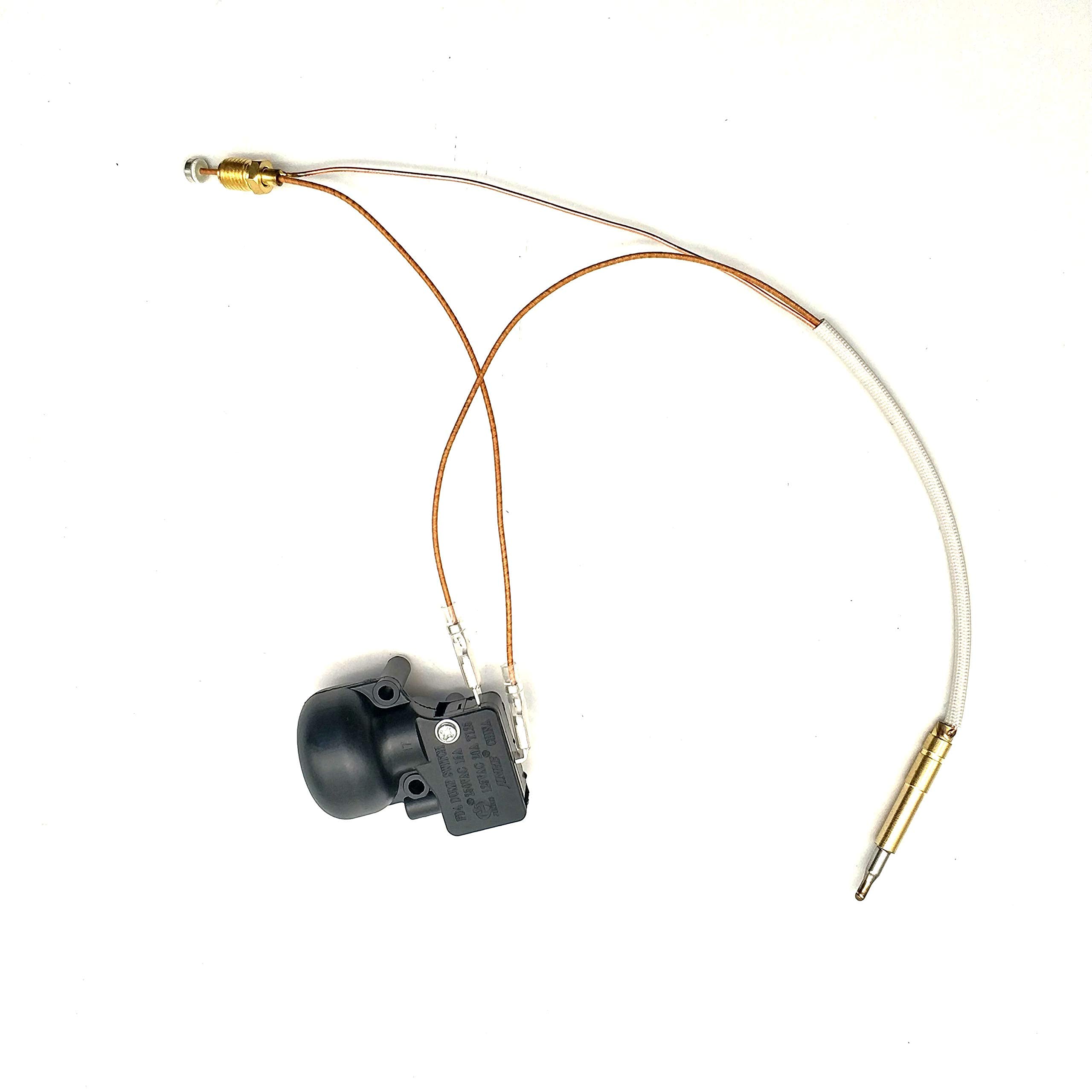 Mensi Thermocouple Safety Tilt Switch with AAA Battery Igniter Kit - Repair Assembly Pack for Propane Patio Heaters - Perfect for Outdoor Heating, Backyard, Deck & Patio Use