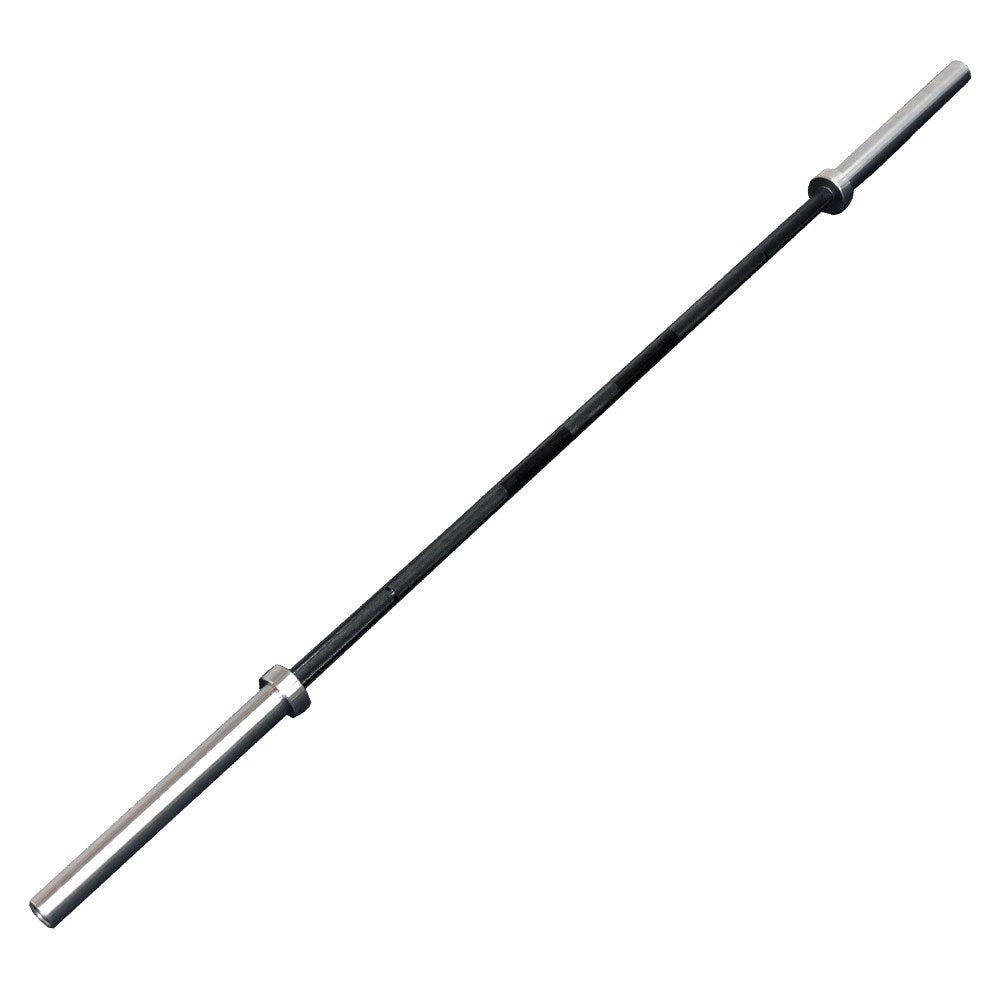 XLR8 Elite Black Olympic Barbell - 45LB Olympic Weightlifting Bar for CrossFit, Powerlifting & Home Gym - Perfect for Strength Training & Competition Lifting