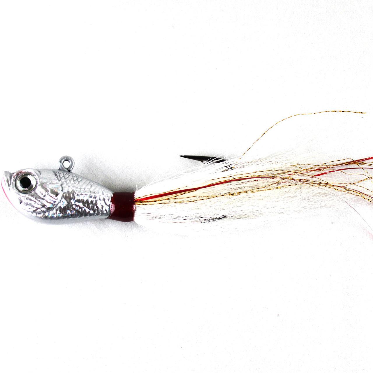 Premium Bucktail Jigs for Saltwater Fishing – Jigging World Ver. 1 Closeout – Ideal for Striped Bass, Fluke & Inshore Gamefish