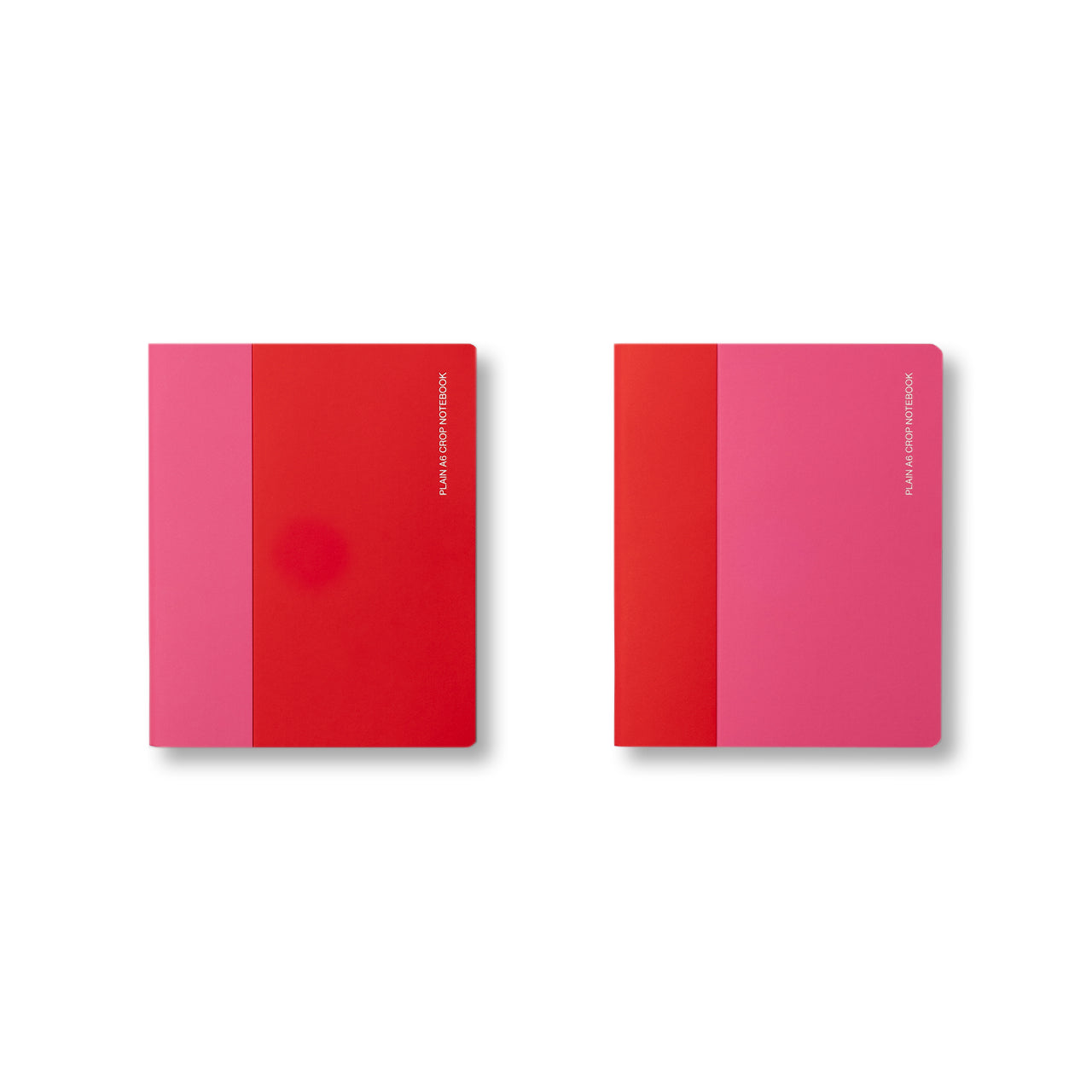 Soft Touch A6 Notebook Set of 2 - Lined & Plain Paper for Journaling, Note Taking & Office Use - Perfect for Students, Professionals & Gift Giving
