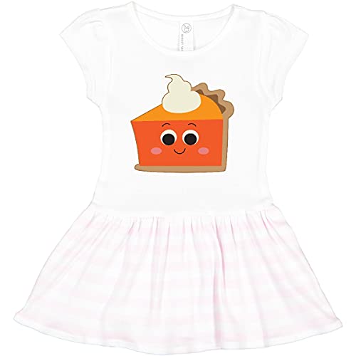 Inktastic Thanksgiving Pumpkin Pie Cute Toddler Dress - Adorable Fall Outfit for Baby Girls, Holiday Family Photos, Autumn Parties & Seasonal Celebrations