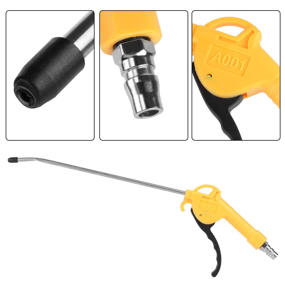 High-Pressure Air Blow Nozzle - Aluminum Alloy Pneumatic Dust Blow Gun for Home Cleaning, Workshop & DIY Projects | Perfect for Dusting, Drying & Cleaning Hard-to-Reach Areas