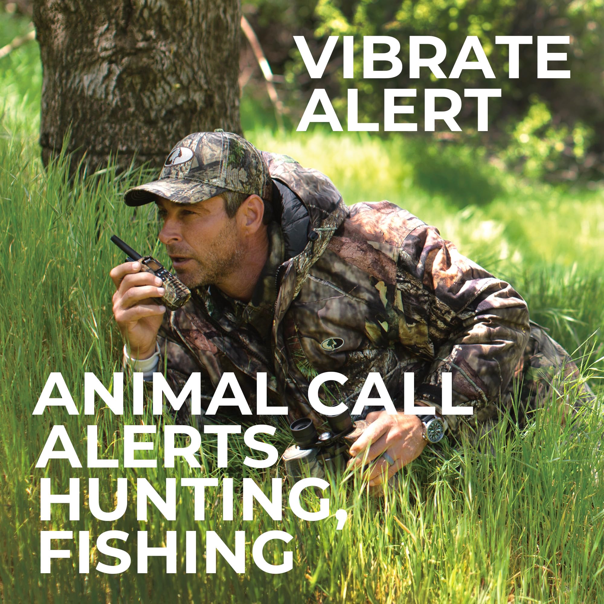 Midland T295VP4 X-TALKER Walkie Talkies - 22 GMRS Channels, Two-Way Radio with NOAA Weather Alerts & Scan Technology - Dual Power Options, 121 Privacy Codes, Silent Operation - Camouflage (Set of 2) - Perfect for Outdoor Adventures, Hiking, Camping & Emergency Communication