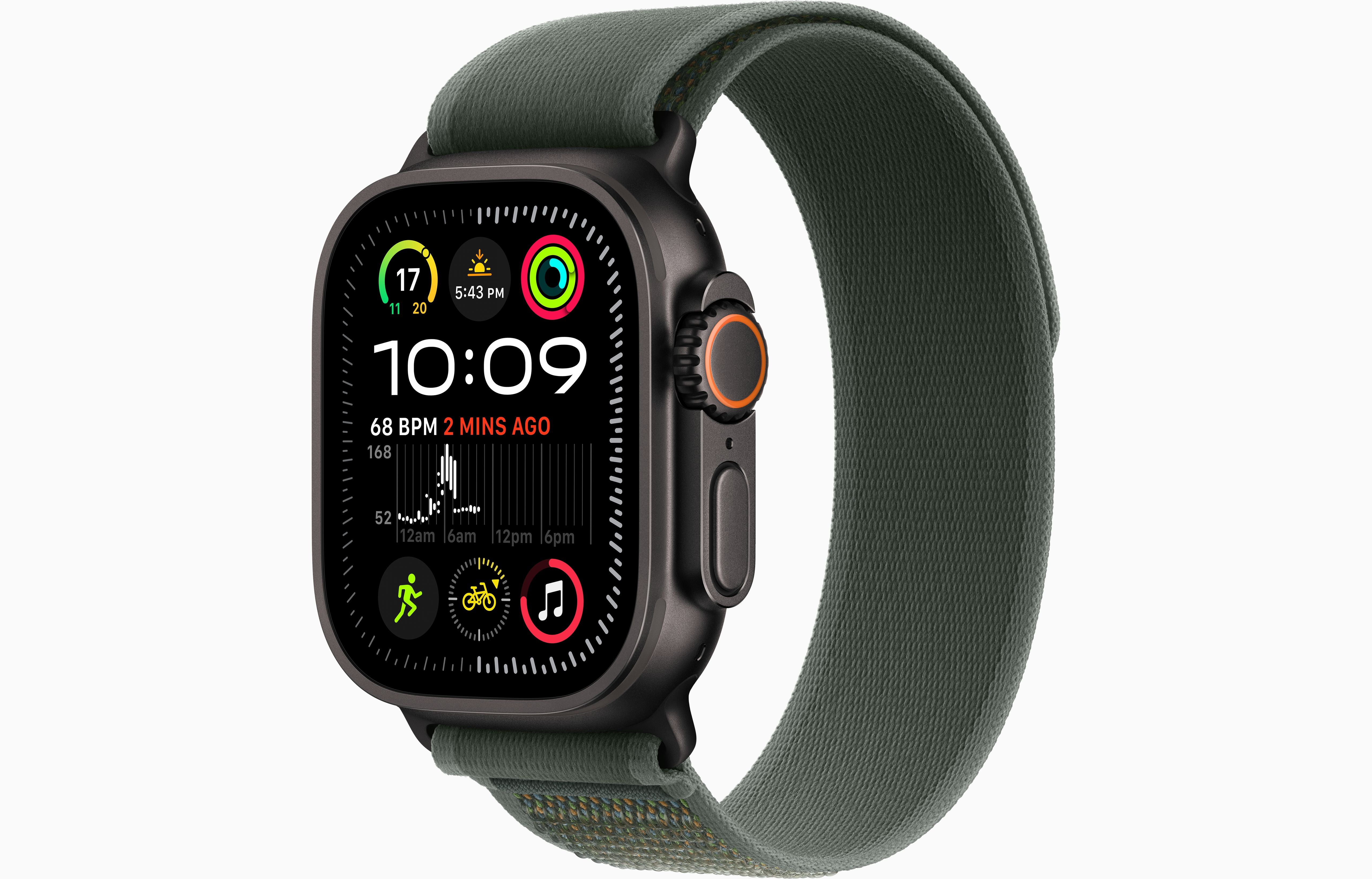 Apple Watch Ultra 2 - GPS + Cellular Smartwatch with Advanced Fitness Tracking & Heart Rate Monitor - Perfect for Outdoor Adventures, Workouts & Daily Wear