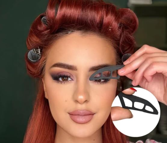 Eyetour Eyeshadow Stencil Tool - Professional Eyeshadow Assistant for Perfect Eye Makeup | Easy to Use Makeup Stencils for Beginners (1pc) | Great for Daily Makeup, Party Looks & Cosplay