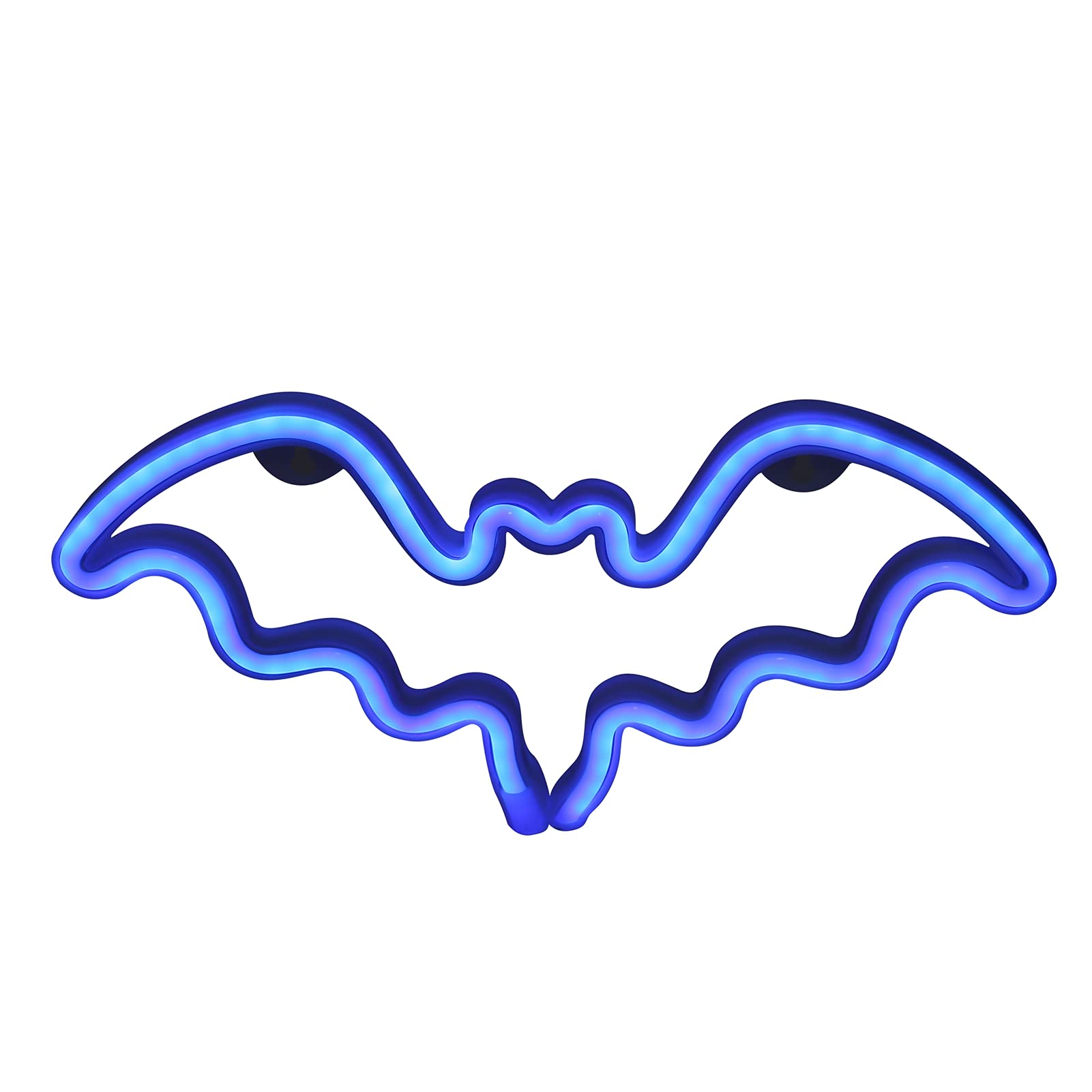 Halloween Bat Neon Sign - LED Wall Decor for Halloween Party, Bar, Room & Kids Gift | Battery Powered Blue Neon Light Lamp for Spooky Home Decor & Themed Events