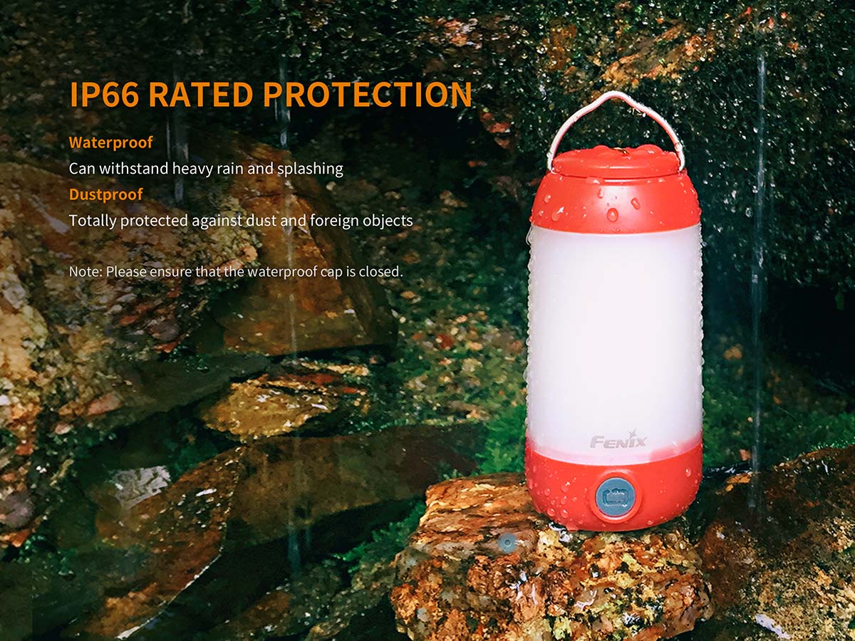 Fenix CL26R Rechargeable Camping Lantern - 400 Lumens, USB-C Charging, IP66 Waterproof for Outdoor Adventures, Hiking, Emergency Power Outages & Backyard Camping