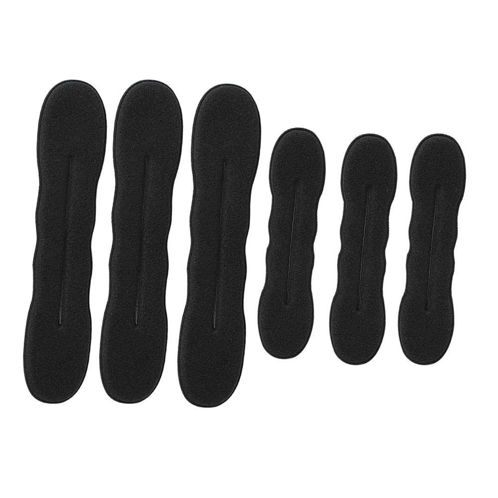 UUYYEO 6 Pcs Hair Bun Maker Tool Set - Sponge Hair Shaper & Magic Bun Wraps for Easy Styling - Perfect for Updos, Ponytails & Formal Events
