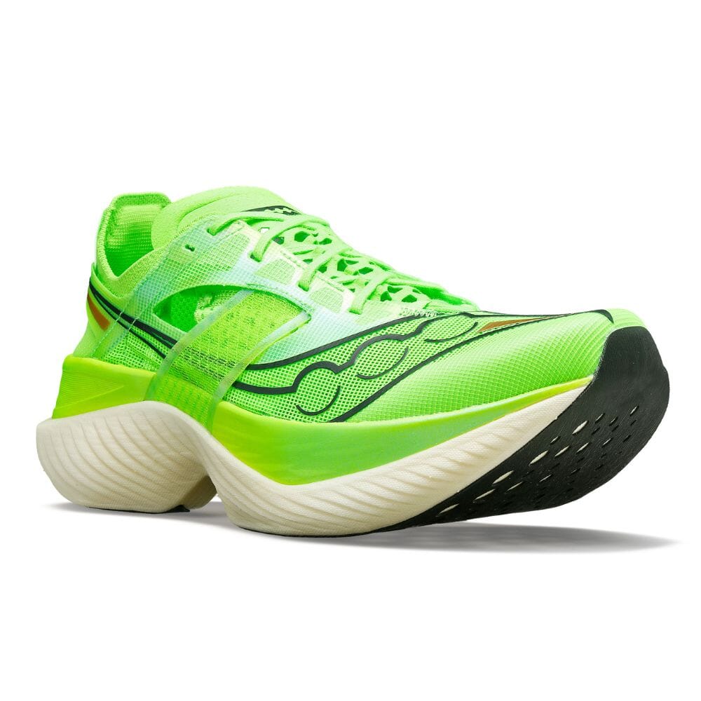 Saucony Men's Endorphin Elite Running Shoes - Lightweight Carbon Fiber Racing Sneakers for Marathon & Road Running | Perfect for Competitive Runners & Speed Training